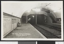 Postkort fra stasjonen. Foto: Ukjent / Nasjonalbiblioteket (1928–1929).