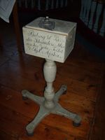 Kollektboks, til misjon i Sør-Afrika. Foto: Olve Utne (2009).