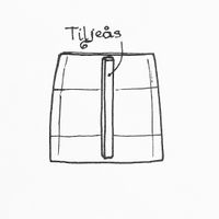 Tetter tiljer med en stokk under.