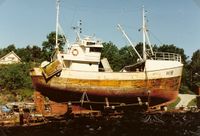 I 1993 er «Nybør» H-1-B, på slipp i Ådnanes.