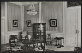 Dronningens kabinett. Foto: Alf Schrøder/Nasjonalbiblioteket (1920–1930).