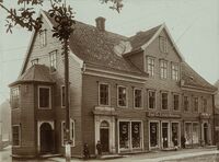 Et tidlig foto av Storgata 95. Foto: Johan Henrik Wennberg/Perspektivet Museum