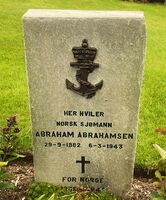 Abraham Abrahamsens gravminne på Troqueer Cemetery i Dumfries. Foto: Stig Rune Pedersen (2025)
