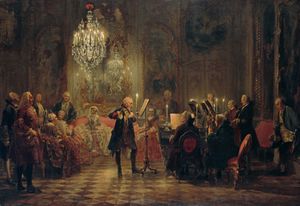 Adolph Menzel - Flötenkonzert Friedrichs des Großen in Sanssouci - Google Art Project.jpg