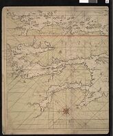 Kart fra omkring 1710, indre Oslofjord.