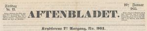 Aftenbladet avishode 16. januar 1855.JPG