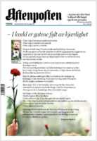 Faksimile av Aftenpostens forside 26. juli 2011.