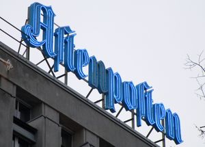 Aftenposten lysreklame Oslo 2015.jpg