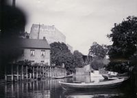 Akerselva, antakelig Fjerdingen. Foto: Riksantikvaren (1907)