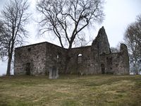 Kirkeruinen fra sydøst i 2014 Foto: Siri Johannessen