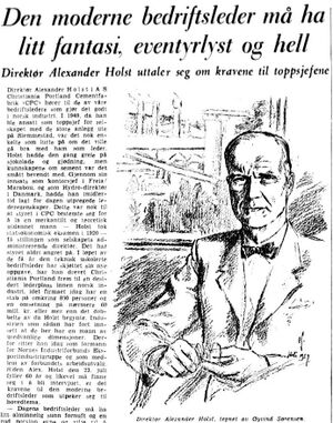 Alexander Holst faksimile Aftenposten 1957.JPG