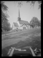 Kirken i 1955. Foto: Ukjent / Mittet & Co.