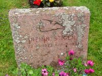 Filosofiprofessor Anfinn Stigens gravminne. Foto: Stig Rune Pedersen