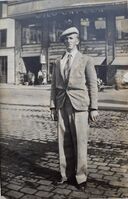 Annar Westlie - ved Oslo-Cafeen, Oslo 1938