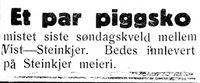 84. Annonse - tapt og funnet i Inntrøndelagen og Trønderbladet 31.7.1936.jpg