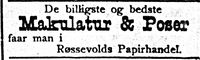 31. Annonse 1 fra Røssevolds Papirhandel i Søndmøre Folkeblad 4.1. 1892.jpg
