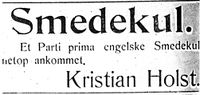 482. Annonse 2 fra Kristian Holst i Haalogaland 0807 1913.jpg