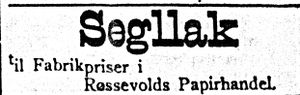 Annonse 2 fra Røssevolds Papirhandel i Søndmøre Folkeblad 4.1. 1892.jpg