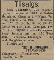 142. Annonse 2 fra Ths. H. Poulsson i Kysten 7.12. 1905.jpg