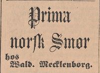 460. Annonse 3 fra Wald. Mecklenborg i Lofot-Posten 27.07.1885.jpg