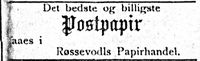 64. Annonse 6 fra Røssevolds Papirhandel i Søndmøre Folkeblad 4.1.1892.jpg