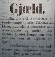 237. Annonse II fra Redaksjonen i Tromsø Amtstidende 25. januar 1896.jpg