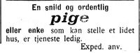 55. Annonse etter "pige" i Indtrøndelagen 20.6.1906.jpg