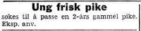 262. Annonse etter barnepike i Adresseavisen 8.10. 1942.jpg