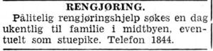 Annonse etter renholder i Adresseavisen 8.10. 1942.jpg