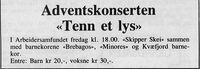 Harstad Tidende 1. desember 1988.