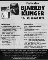 Sammen med folkemusikkgruppa fra Målselv laga Bjarkøy barnekor sprell på Samfunnssalen lørdag 20. juni. Harstad Tidende 11. juni 2005.