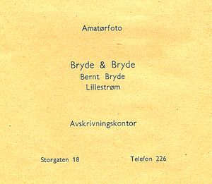 Annonse for Bryde & Bryde. Foto og kioskvarer (Lillestrøm).jpg