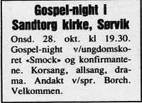 Harstad Tidende 27. oktober 1992.