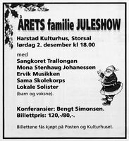 Harstad Tidende 11. november 2000.