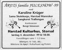 Harstad Tidende 15. november 1999.