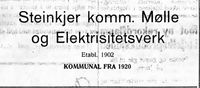 15. Annonse for Steinkjer komm. Mølle og El-verk i Bygdenes By 1957.jpg