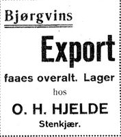150. Annonse for firma Bjørgvin i Indhereds-Posten 9.11.1917.jpg