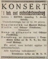Harstad Tidende 1. desember 1942.