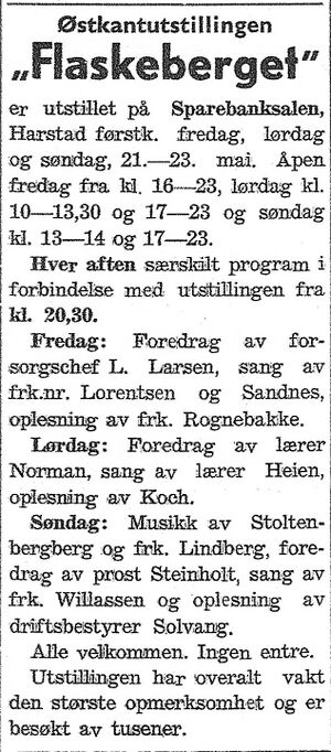 Annonse fra Østkantutstillingen i Folkeviljen 20.05.1937.jpg