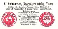 207. Annonse fra A. Andreassen, Bøssemagerforretning under Harstadutstillingen 1911.jpg
