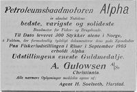 Annonse i Haalogaland 5. januar 1907