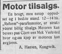 1. Annonse fra A. Hansen i Haalogaland 08.07. 1920.jpg