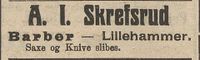 310. Annonse fra A. I. Skrefsrud i Gudbrandsdølen 22.04.1909.jpg