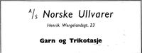137. Annonse fra A. S. Norske Ullvarer i Kristiansands Avholdslag 1874 - 10.august - 1949.jpg