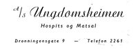 144. Annonse fra A. S. Ungdomsheimen i Kristiansands Avholdslag 1874 - 10.august - 1949.jpg