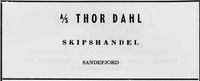 187. Annonse fra AS Thor Dahl skipshandel i Norsk Militært Tidsskrift nr. 11 1960.jpg