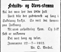 114. Annonse fra Aa. O. Verdal i Indtrøndelagen 24.07.1912.jpg
