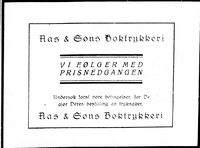 257. Annonse fra Aas & Søns Boktrykkeri i Dagens Nyheter 27. 8. 1927.jpg