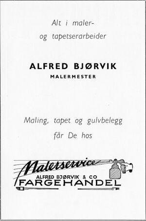 Annonse fra Alfred Bjørvik i Landsmøter DNT 1963 DNTU Sandefjord.jpg