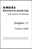 160. Annonse fra Andås begravelsesbyrå i Kristiansands Avholdslag 1874 - 10.august - 1949.jpg